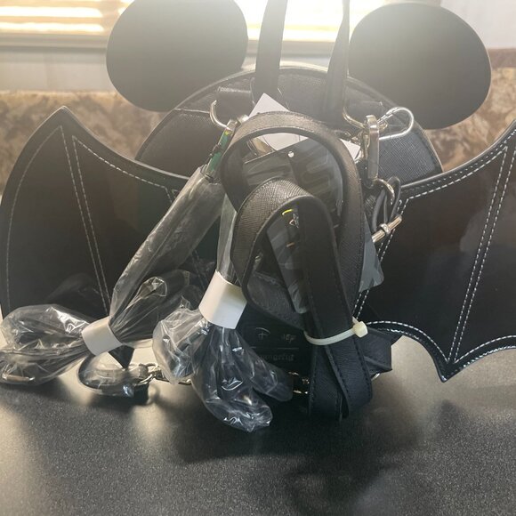 🖤 Disney Loungefly Spooky Mickey & Mickey Bat Bundle – NWT 🖤 - Picture 2 of 9